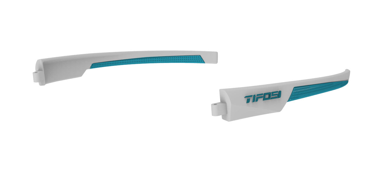 shutout matte white blue arms