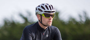 Male Cyclist with Amok Race Neon Fototec Sunglass