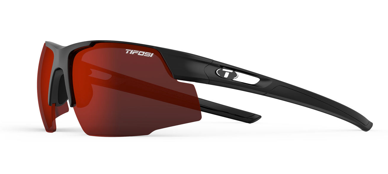 Centus Gloss Black Smoke Red sunglass Sit