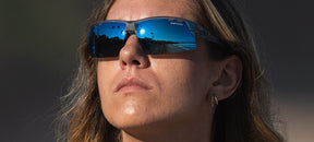 Female Crit Matte Smoke Polarized sunglass