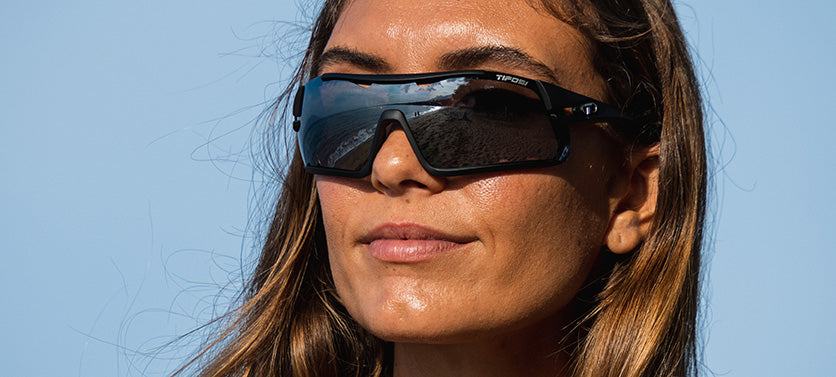 Female Davos Matte Black Interchange sunglass