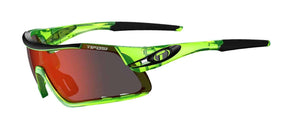 Davos Crystal Neon Clarion Red cycling sunglass