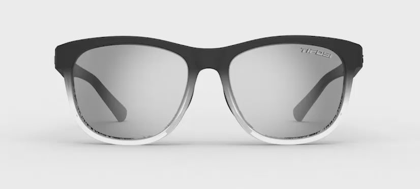 Swank satin onyx fade Fototec photochromic sunglasses turntable video