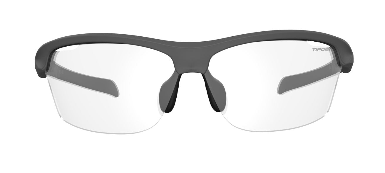 Intense gunmetal clear outdoor sunglass front