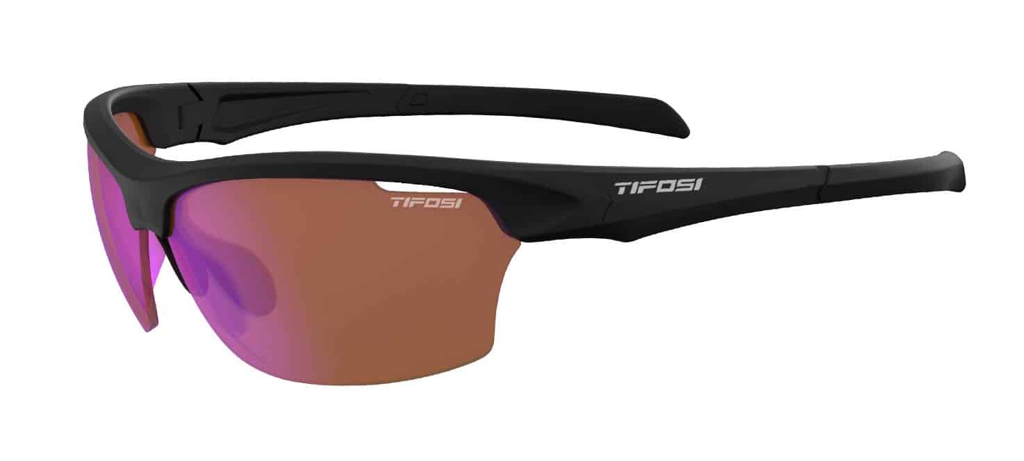 intense red shatterproof sunglasses for golf