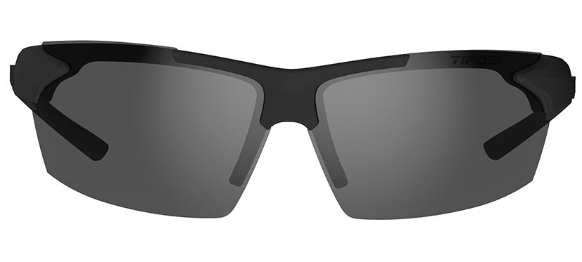 jet matte black smoke outdoor sunglass front