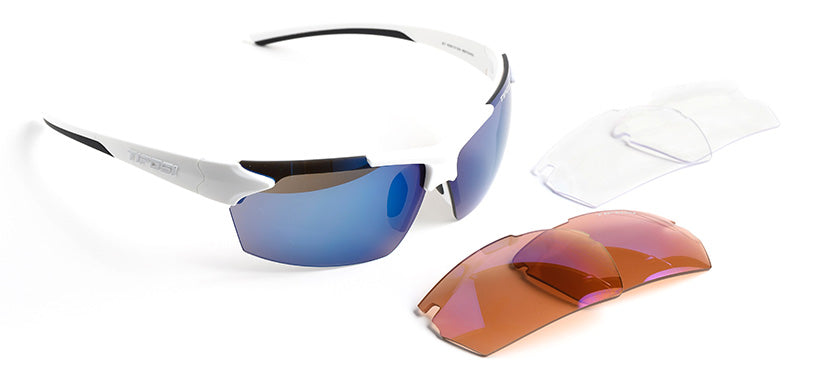 jet matte white smoke blue interchange sunglass