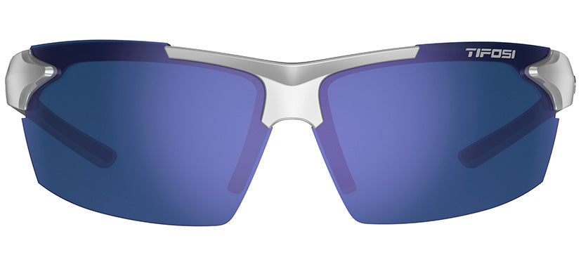 jet silver smoke blue outdoor sunglass front