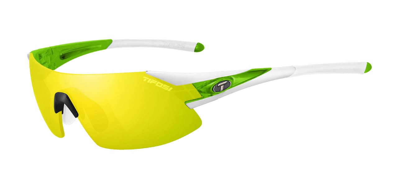 podium xc white green clarion yellow cycling sunglass