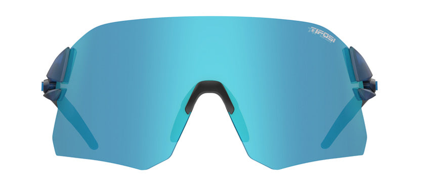 rail crystal blue clarion blue cycling sunglass front