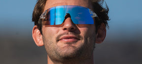 male runner rail xc crystal clear fototec sunglass