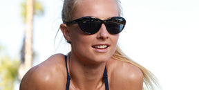 female shirley gloss black outdoor sunglass