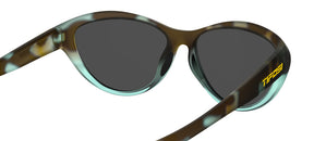 shirley matte blue tortoise sunglass back detail