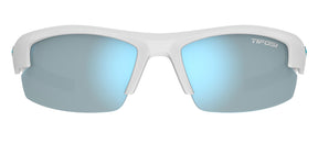 Shutout matte white blue youth sport sunglass front