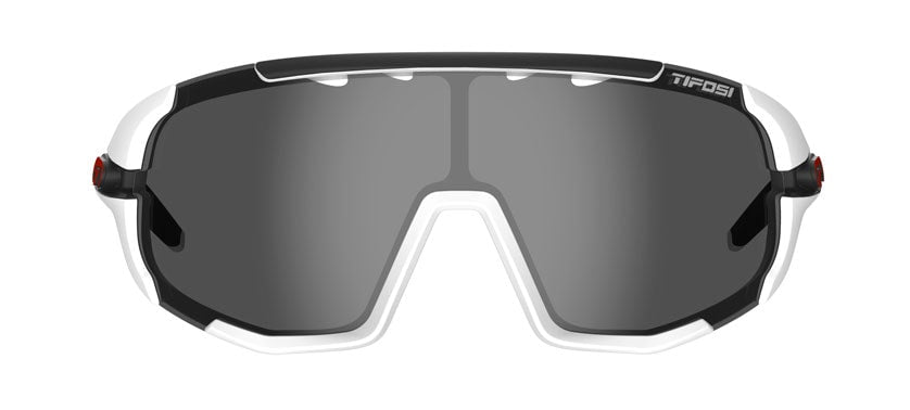 Sledge sport sunglass in matte white with smoke lens