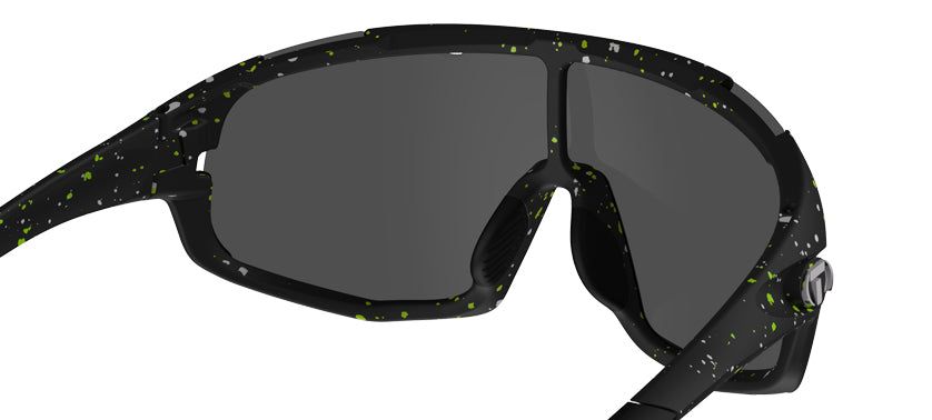 Sledge sport sunglass in cosmic black with clarion yellow lens