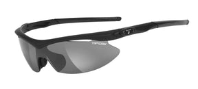 Slip sport sunglass in matte black with smoke lens asian fit
