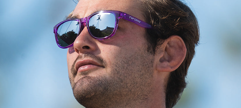 Male wearing Swank Ultra Violet