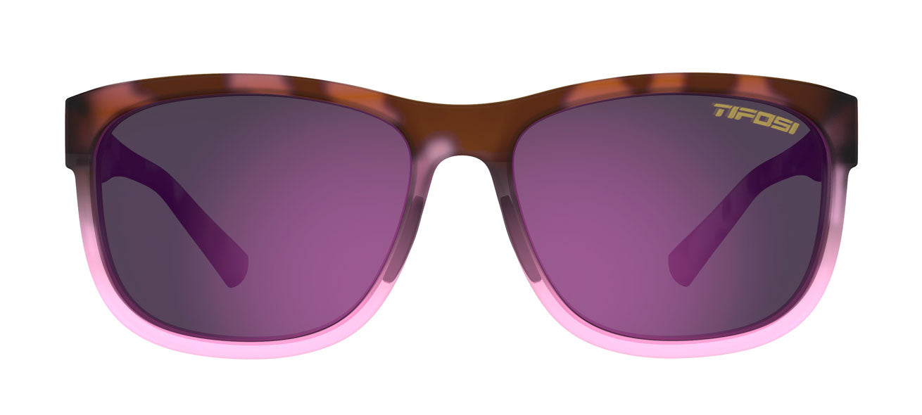 Swank XL matte pink tortoise sunglasses