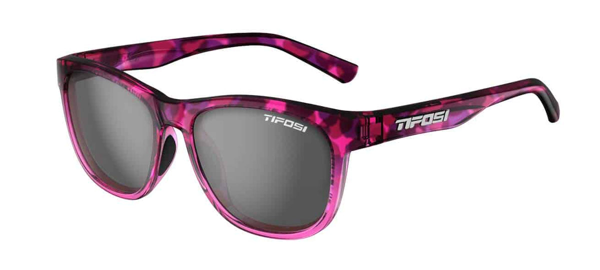 Swank pink confetti sport sunglasses