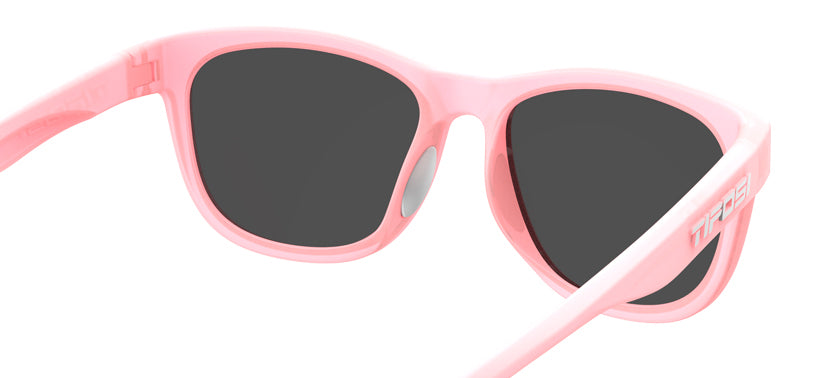Swank satin crystal blush sunglasses