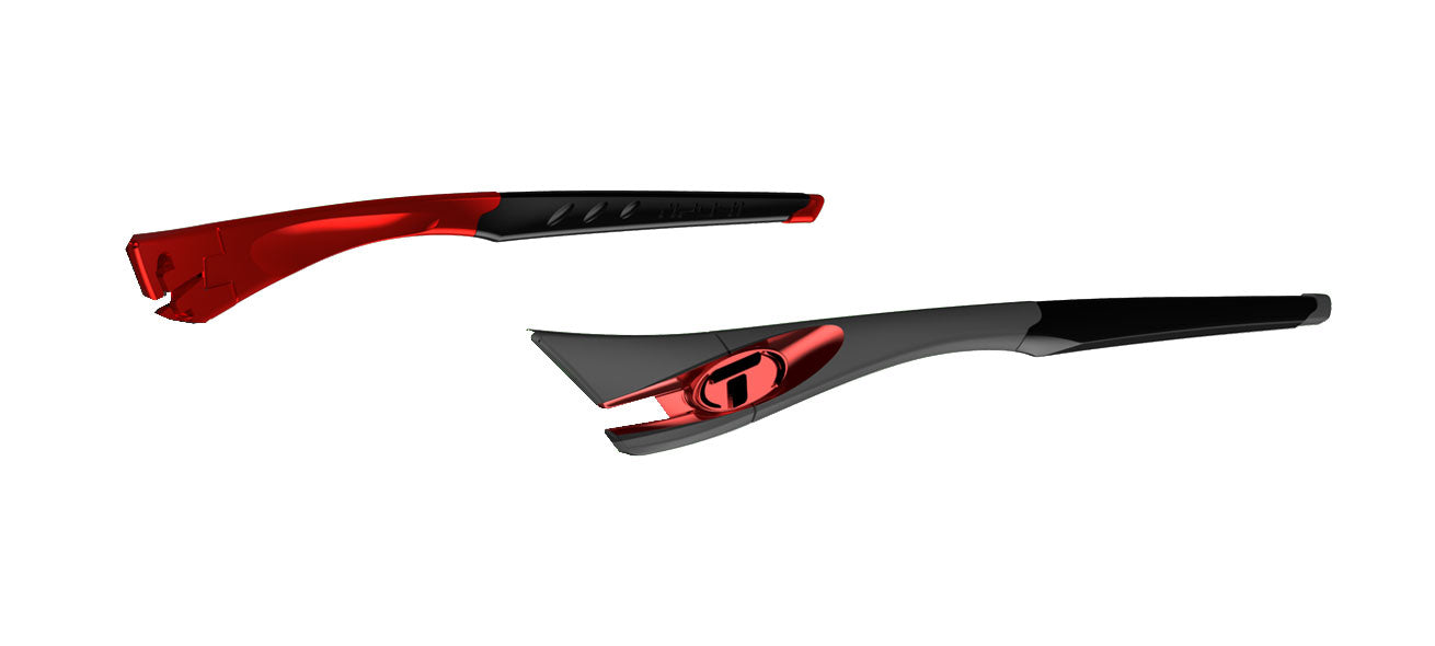 Gunmetal Red arms for Tsali sunglasses