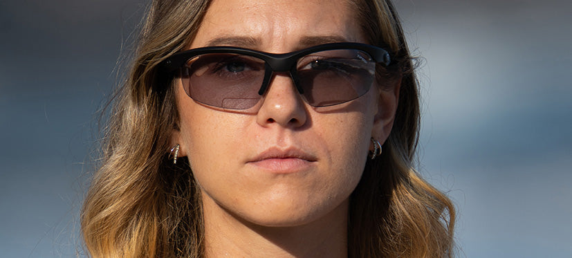 Womens sunglasses matte back foto reader Veloce 